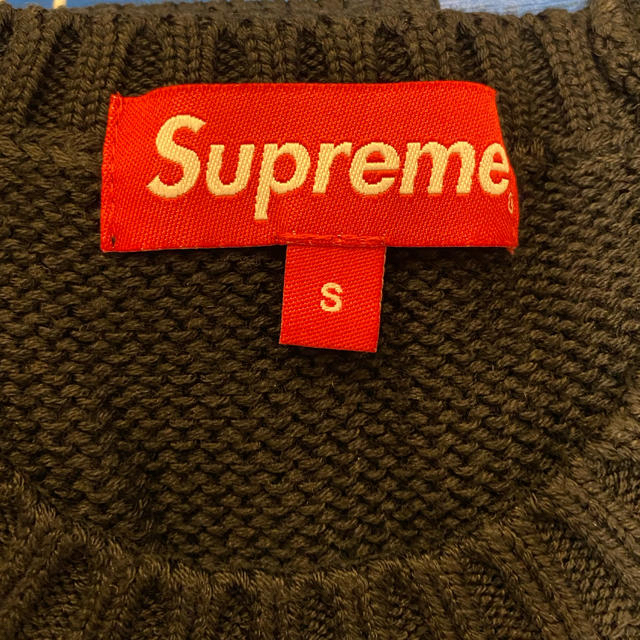 Supreme Back Logo Sweater 20ss BLACK 2