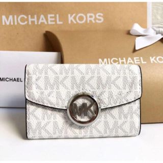 マイケルコース(Michael Kors)のマイケルコース MICHAEL KORS キーケース  シグネチャー 保証書付き(キーケース)