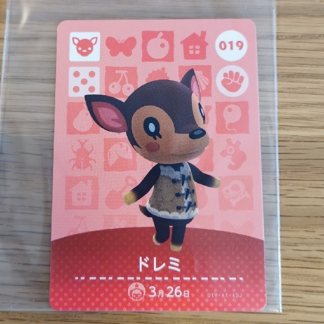 どうぶつの森 amiiboカード 019 ドレミ