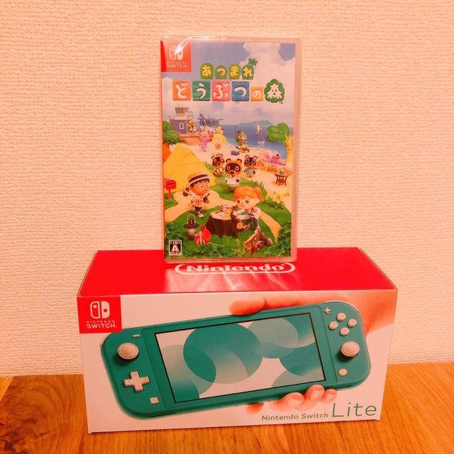 ニンテンドースイッチライト 本体 ターコイズ Switch あつまれどうぶつの森