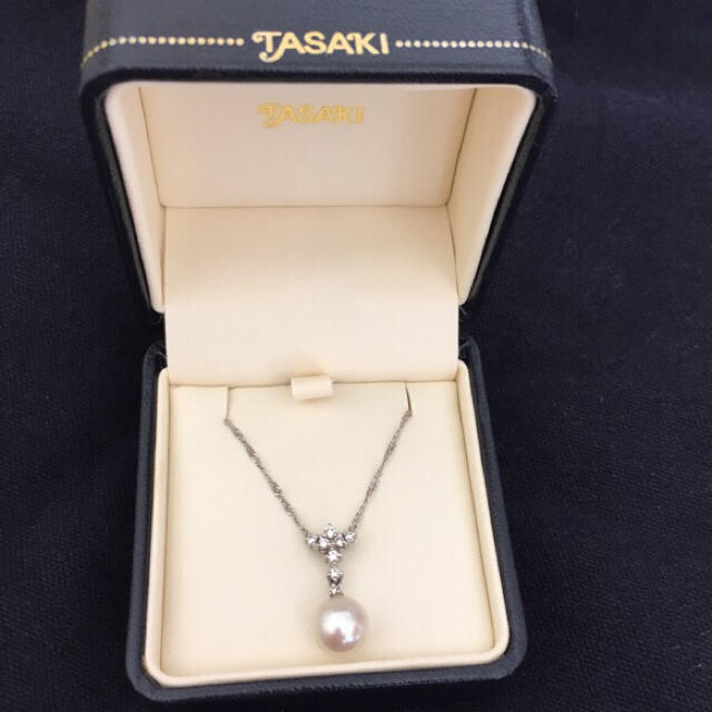 TASAKI(タサキ)の白蝶真珠 ダイヤ プラチナ ネックレス レディースのアクセサリー(ネックレス)の商品写真