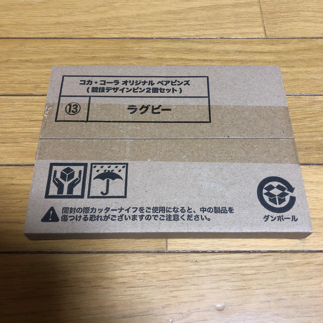 コカ・コーラ(コカコーラ)のコカコーラ　オリンピック　ピンズ　未開封　ラグビー エンタメ/ホビーのアニメグッズ(バッジ/ピンバッジ)の商品写真