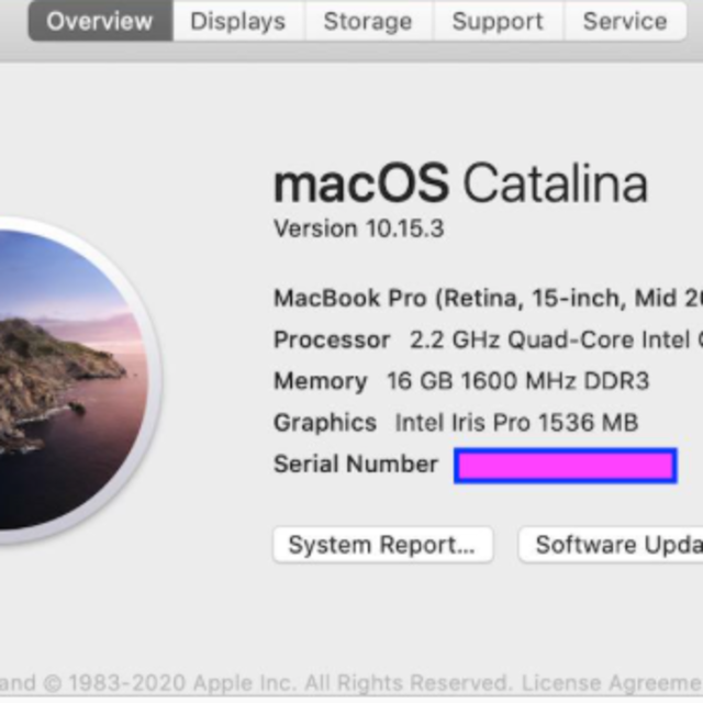 Apple(アップル)のMacBook Pro (Retina,15 inch ,Mid 2015)  スマホ/家電/カメラのPC/タブレット(ノートPC)の商品写真