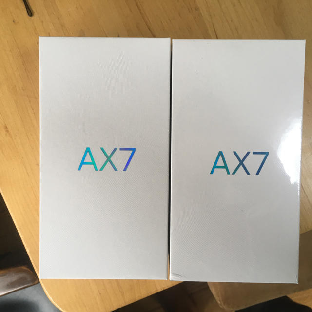 OPPO AX7 新品未開封 2台 ブルー ax7