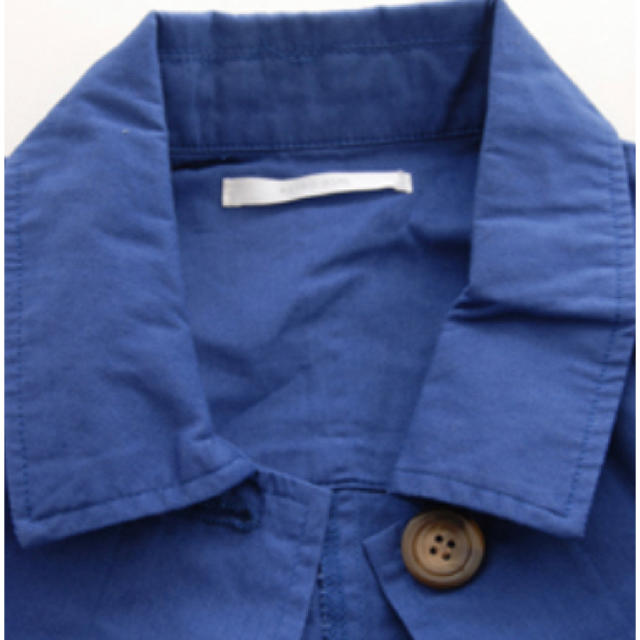 RETRO GIRL(レトロガール)のRETR GIRL ステンカラーコート　ブルー　サイズM メンズのジャケット/アウター(ステンカラーコート)の商品写真
