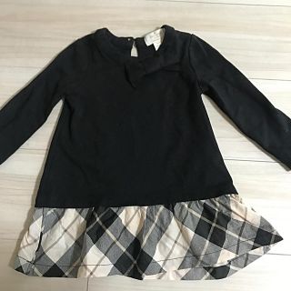 ケイトスペードニューヨーク(kate spade new york)のケイトスペード　黒トップス　チュニック(Tシャツ/カットソー)