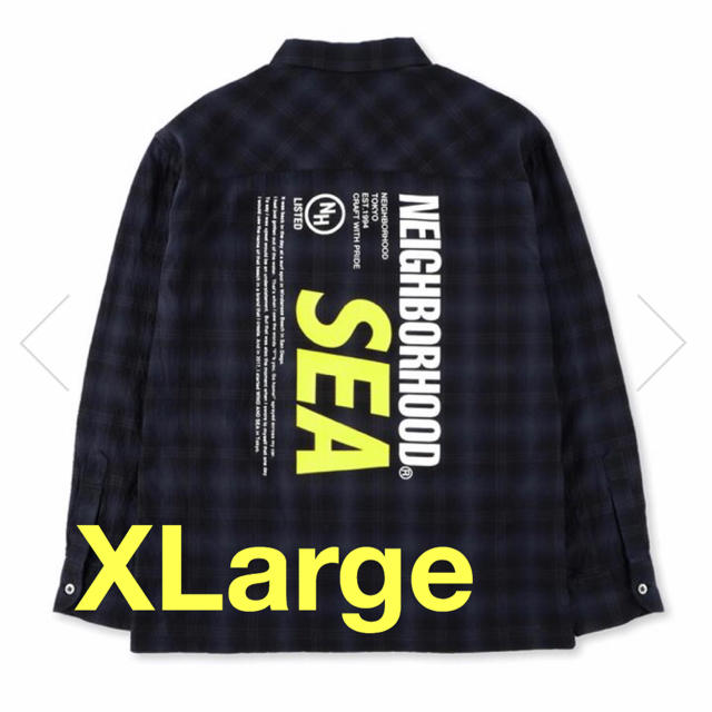 NEIGHBORHOOD(ネイバーフッド)の【XL】wind and sea neighborhood C-SHIRT LS メンズのトップス(シャツ)の商品写真