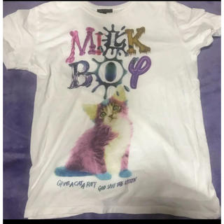 ミルクボーイ(MILKBOY)のMILKBOY ミルクボーイ SPLAT CAT TEE ねこ Tシャツ 猫 (Tシャツ/カットソー(半袖/袖なし))