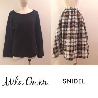 ミラオーウェン(Mila Owen)の【snidel & Mila Owen】♡ニット&スカート コーデSET+.＊(セット/コーデ)