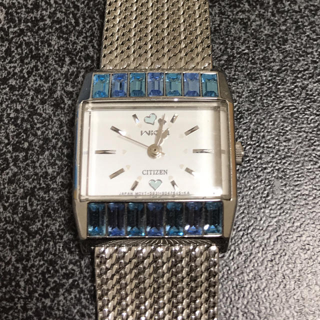 CITIZEN(シチズン)のCITIZEN  シチズン wicca 水色　ブルー　シルバー レディースのファッション小物(腕時計)の商品写真