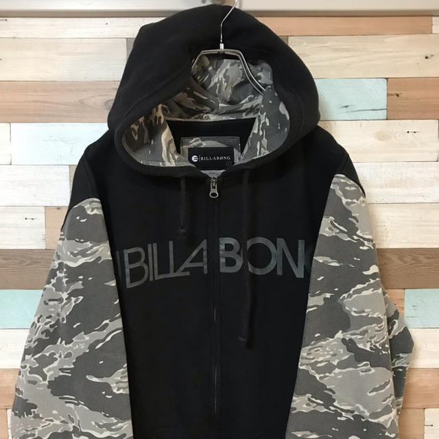 billabong(ビラボン)のBILLA BONG カモ柄 フルジップパーカー L メンズのトップス(パーカー)の商品写真