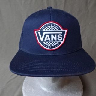 ヴァンズ(VANS)のUSA購入 アメカジ バンズ【VANS】ロゴワッペン付CAP紺  (キャップ)