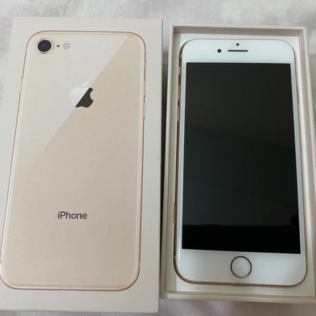 本物品質の iPhone8 - iPhone 256GB 美品 ゴールド スマートフォン本体