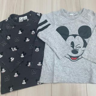 エイチアンドエム(H&M)のH&M ミッキーロンT 2枚組(Tシャツ/カットソー)