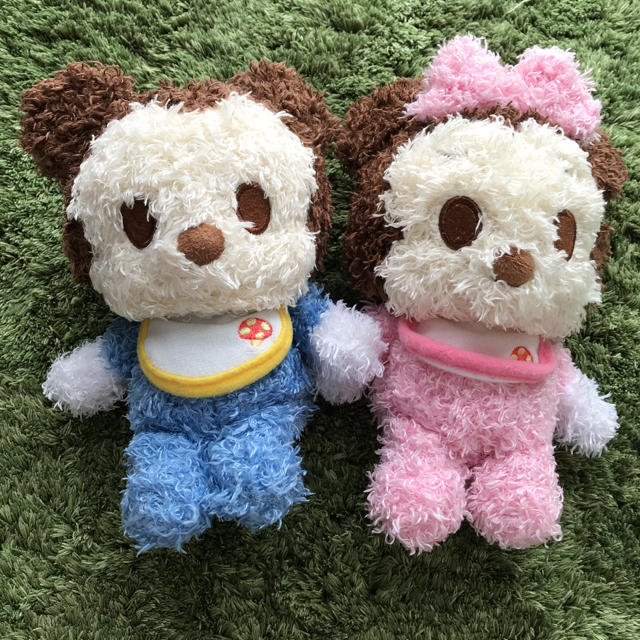 ベビーミッキー・ベビーミニー　ぬいぐるみ エンタメ/ホビーのおもちゃ/ぬいぐるみ(ぬいぐるみ)の商品写真