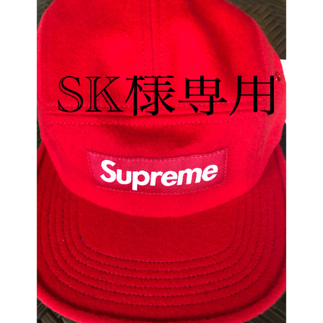 Supreme❣️wool camp cap！