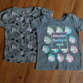 ディズニー(Disney)のミニー&ユニコーン95cmTシャツセット(Tシャツ/カットソー)