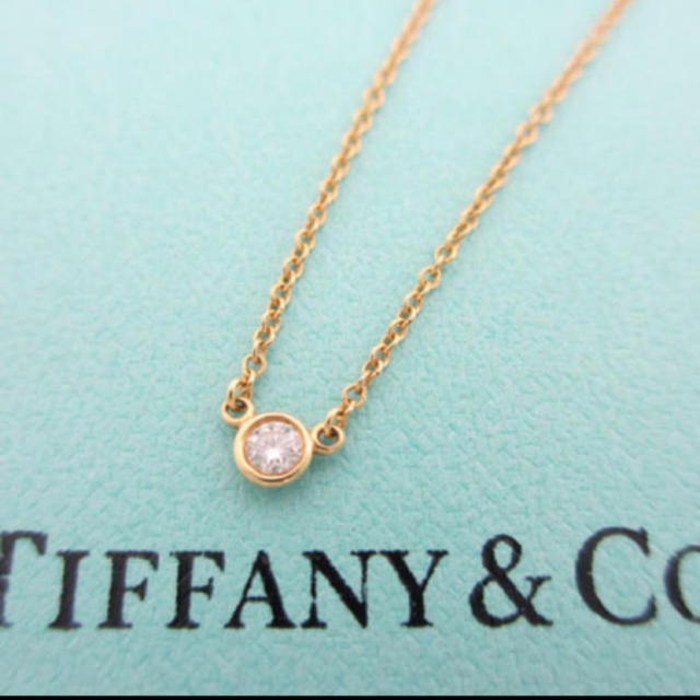 激安特価 Tiffany Co Tiffany ダイヤモンドバイザヤード イエローゴールド 0 05カラット ネックレス Www Codicededresde Inah Gob Mx