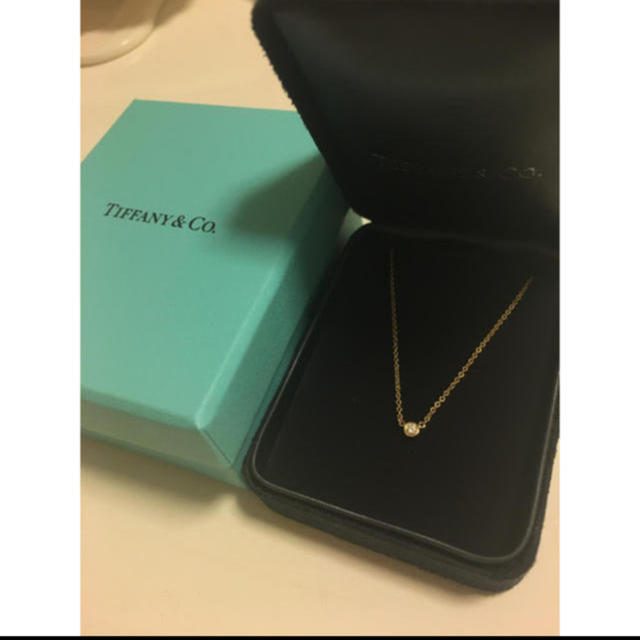 Tiffany & Co.(ティファニー)のTiffany ダイヤモンドバイザヤード 0.05カラット イエローゴールド レディースのアクセサリー(ネックレス)の商品写真