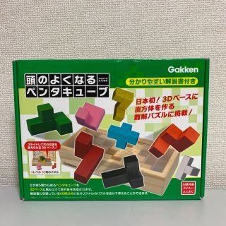 ガッケン(学研)の頭のよくなる ペンタキューブ 学研 教育玩具 パズル ゲーム 知育(知育玩具)