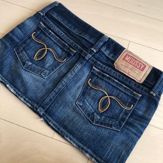 マウジー(moussy)のMOUSSY S ヴィンテージ　デニムスカート デニムミニスカート(ミニスカート)