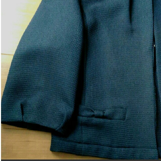 3rd spring(サードスプリング)の紺　ノーカラージャケット レディースのジャケット/アウター(ノーカラージャケット)の商品写真