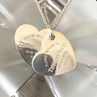 ティファニー(Tiffany & Co.)のリターントゥティファニー　ダブルハート❤︎❤︎ 付属品無し(ネックレス)