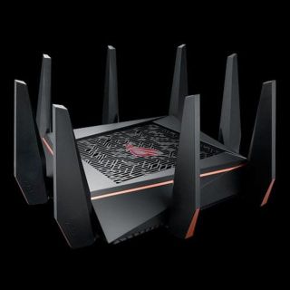 エイスース(ASUS)の新品 ASUS ゲーミング WiFiルーター トライバンド GT-AC5300(PC周辺機器)