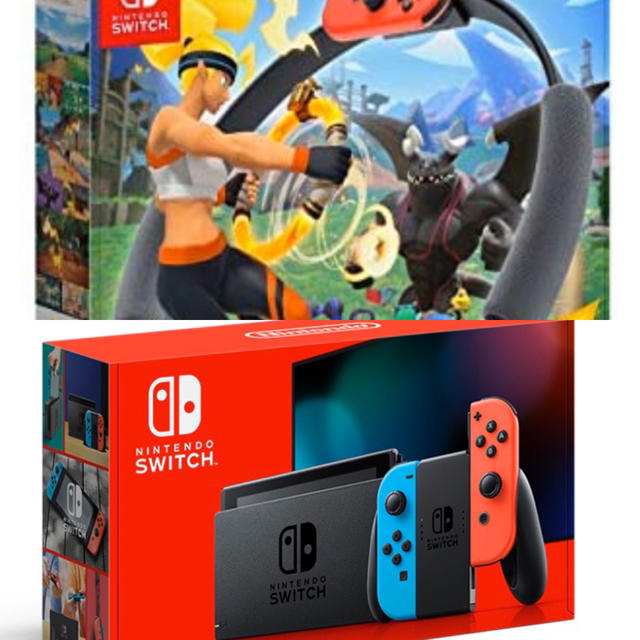 Switch ネオン　リングフィット　セット販売