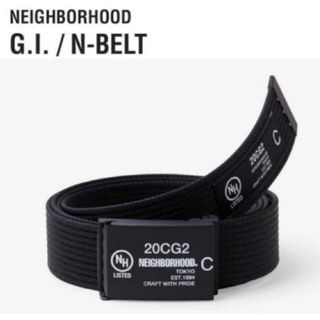 NIGHBORHOOD G.I./N-BELT ネイバーフッド ベルト黒新品