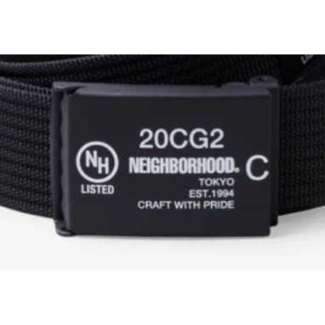 NEIGHBORHOOD(ネイバーフッド)のNIGHBORHOOD G.I./N-BELT ネイバーフッド ベルト黒新品 メンズのファッション小物(ベルト)の商品写真
