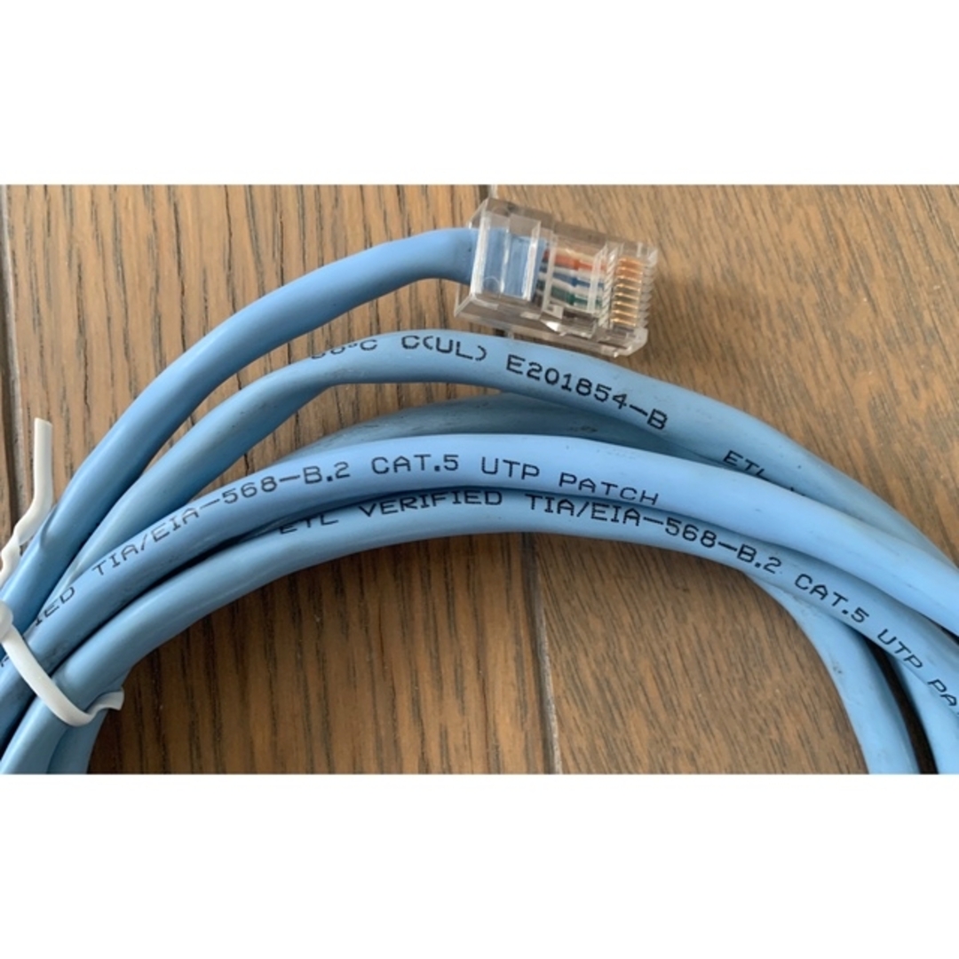 LANケーブル CAT5 5M 2M 2本まとめ売り