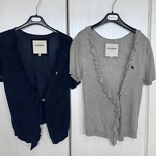 アバクロンビーアンドフィッチ(Abercrombie&Fitch)のアバクロンビー　コットンボレロカーディガン×2枚(ニット/セーター)