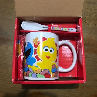 セサミストリート(SESAME STREET)のセサミストリート　マグカップ&スプーンセット(マグカップ)