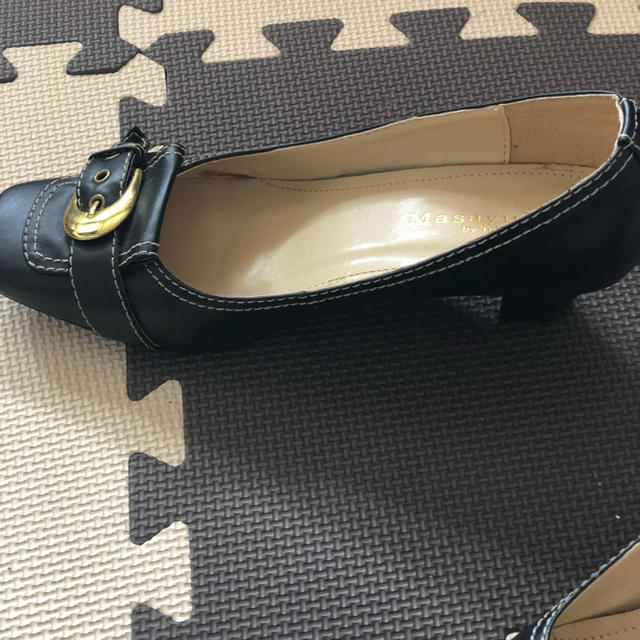 パンプス　ブラック23センチ レディースの靴/シューズ(ハイヒール/パンプス)の商品写真