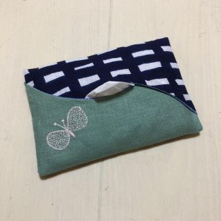 ミナペルホネン(mina perhonen)のポケットティッシュケース♡ハンドメイド♡ミナペルホネン(その他)