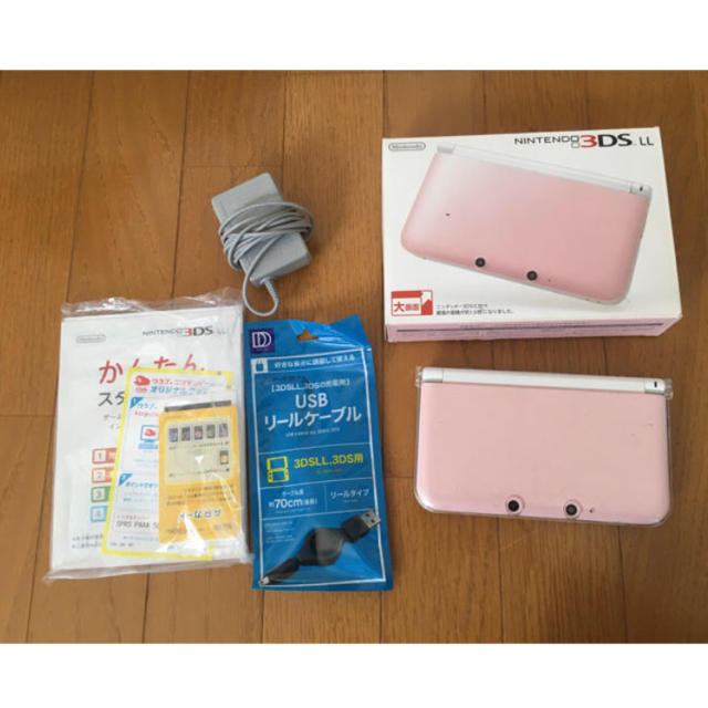 Nintendo 3DS LL 本体ピンク/ホワイトエンタメホビー