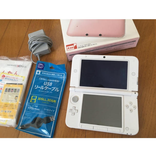 ニンテンドー3DS 本体ピンク/ホワイトの通販 by hiai 's shop｜ニンテンドー3DSならラクマ - Nintendo 3DS LL お得日本製