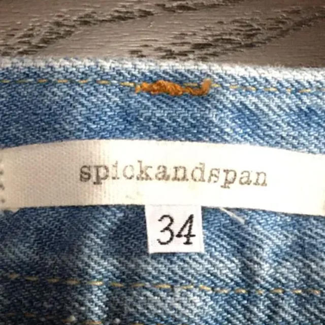 Spick & Span(スピックアンドスパン)のSpickandspan  デニム　ミニスカート レディースのスカート(ミニスカート)の商品写真