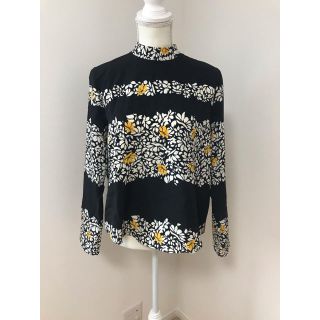 ザラ(ZARA)のZARA花柄トップスL(シャツ/ブラウス(長袖/七分))