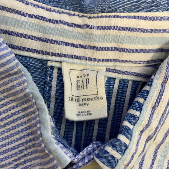 babyGAP(ベビーギャップ)の半そでカバーオール キッズ/ベビー/マタニティのベビー服(~85cm)(カバーオール)の商品写真