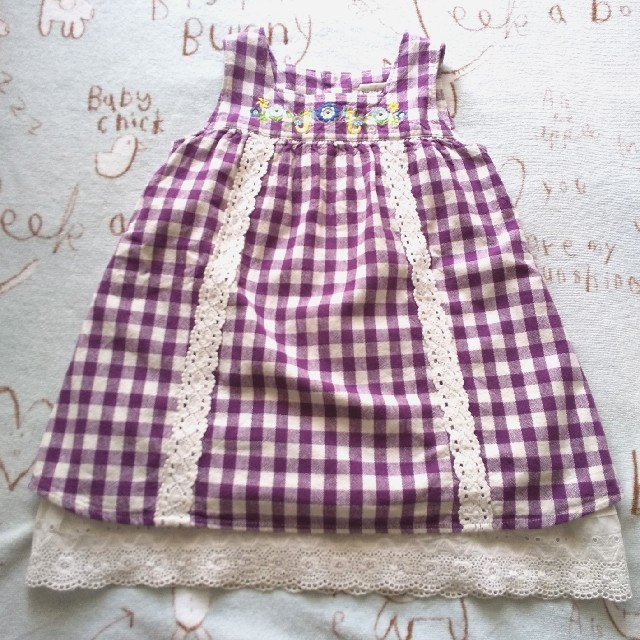 Petit jam(プチジャム)のたまこ様専用　ジャンパースカート 95 キッズ/ベビー/マタニティのキッズ服女の子用(90cm~)(ワンピース)の商品写真