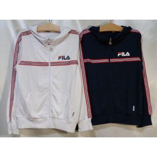 フィラ(FILA)の＜R0960＞(140cm)★FILA★薄手スポーツジャケット☆白＆紺(ジャケット/上着)