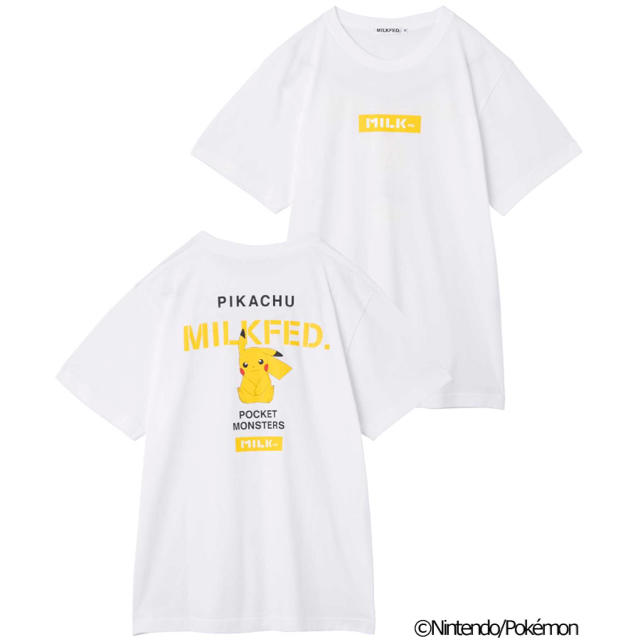 MILKFED.(ミルクフェド)の新品♡ミルクフェド ピカチュウＴシャツ レディースのトップス(Tシャツ(半袖/袖なし))の商品写真