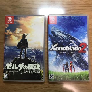 ニンテンドースイッチ(Nintendo Switch)のXenoblade2（ゼノブレイド2）& ゼルダの伝説 ブレスオブザワイルド(家庭用ゲームソフト)