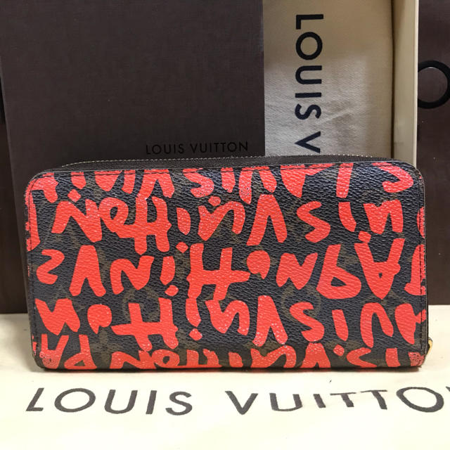 最新作人気 LOUIS VUITTON - 正規品LOUIS VUITTON グラフィティ 長財布