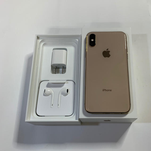 スマホ/家電/カメラ★超美品★Apple iPhone XS★256GB★ゴールド SIMフリー ★