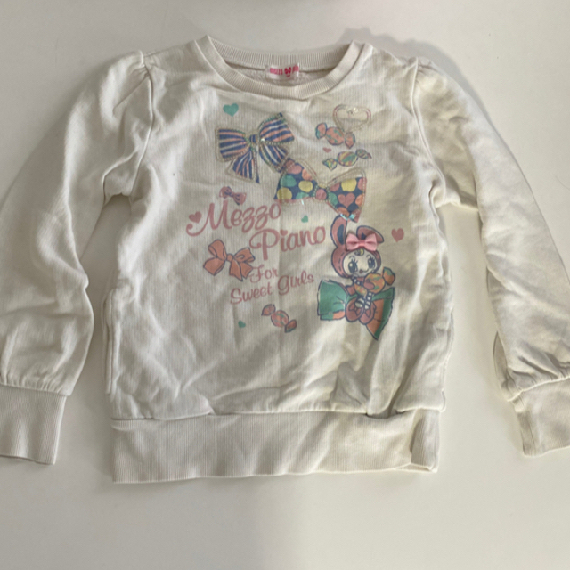 mezzo piano - メゾピアノ 140 セット 長袖 トレーナー 3点 女の子