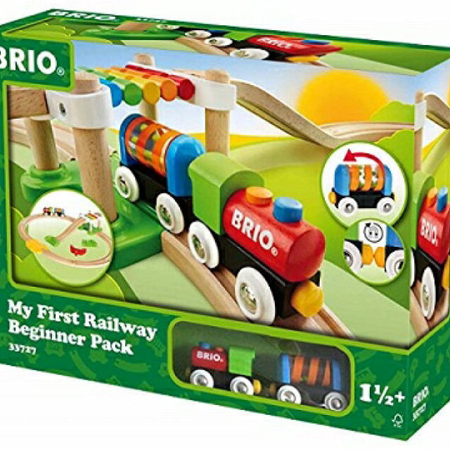 BRIO(ブリオ)のBRIO はじめてのレールセット　新品未使用 キッズ/ベビー/マタニティのおもちゃ(電車のおもちゃ/車)の商品写真