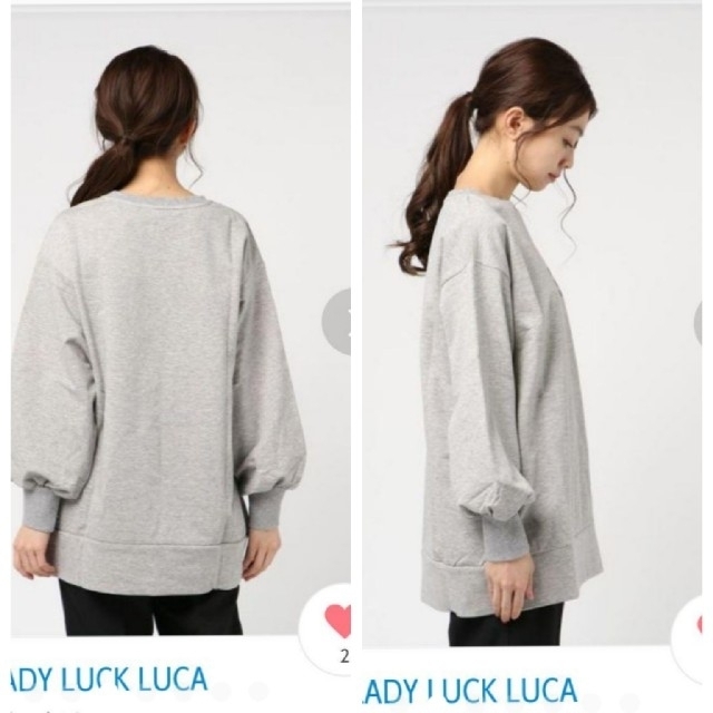 LUCA(ルカ)の【LUCA/LADYLUCKLUCA】ルカ/レディラックルカ トレーナー レディースのトップス(トレーナー/スウェット)の商品写真